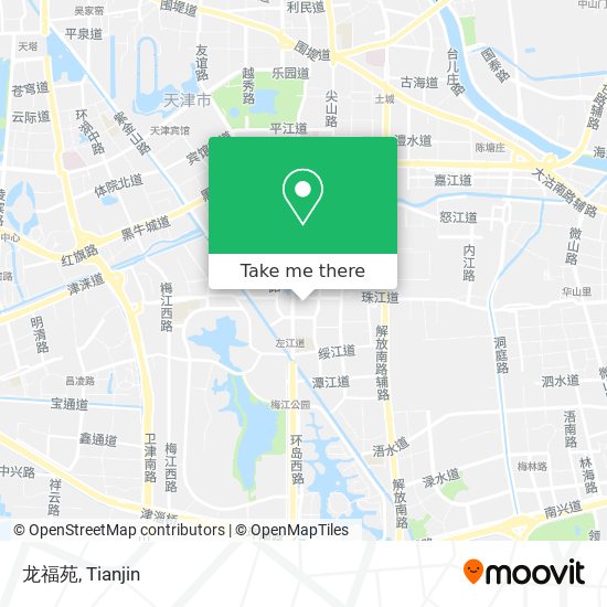 龙福苑 map