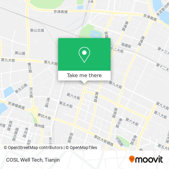 COSL Well Tech map