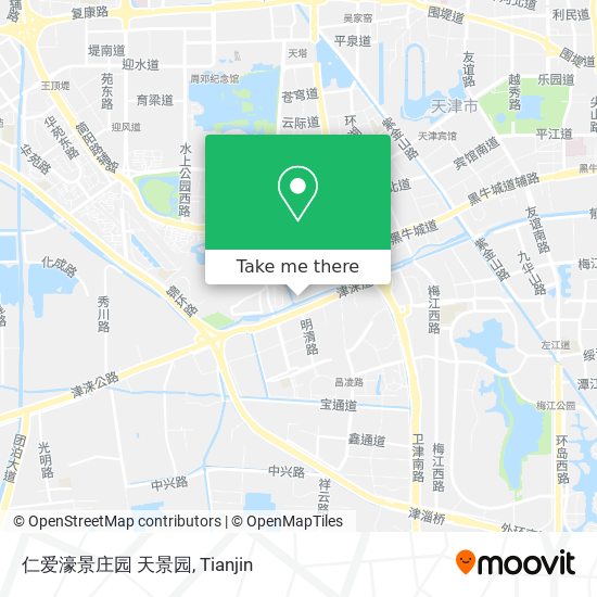 仁爱濠景庄园 天景园 map