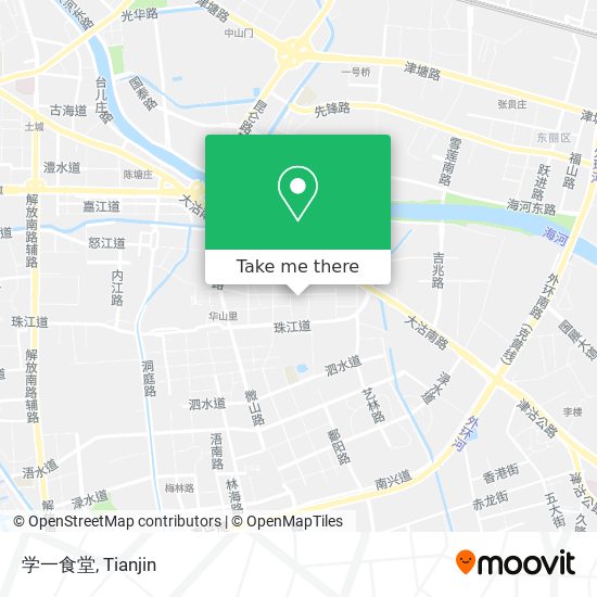 学一食堂 map