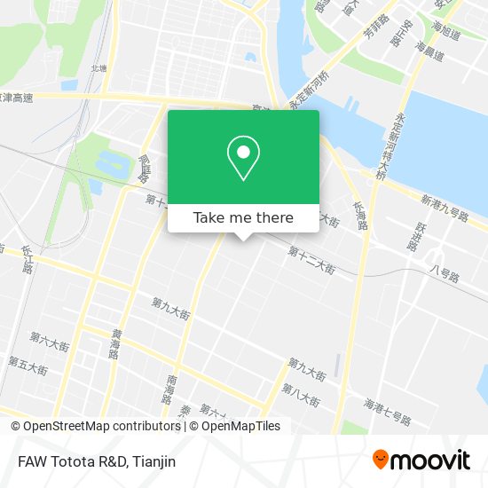 FAW Totota R&D map
