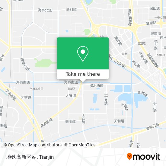 地铁高新区站 map