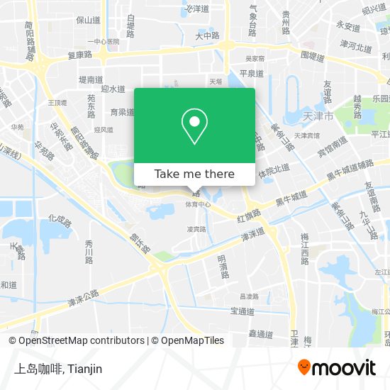 上岛咖啡 map