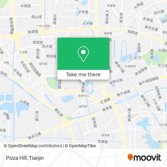 Pizza Hill map