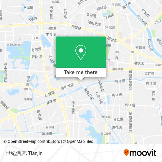 世纪酒店 map