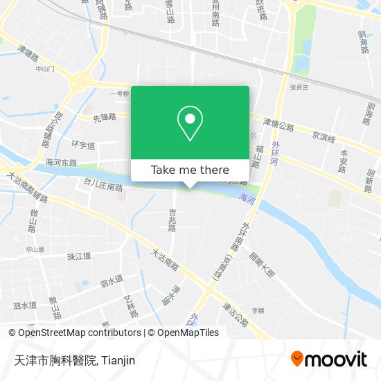 天津市胸科醫院 map