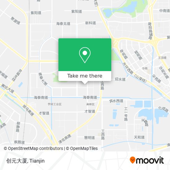 创元大厦 map