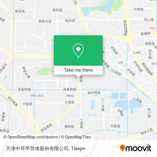 天津中环半导体股份有限公司 map