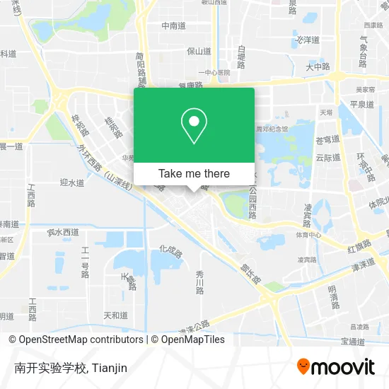 南开实验学校 map