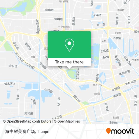 海中鲜美食广场 map