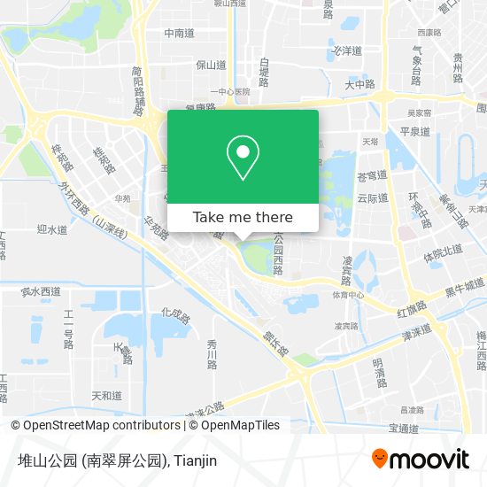 堆山公园 (南翠屏公园) map
