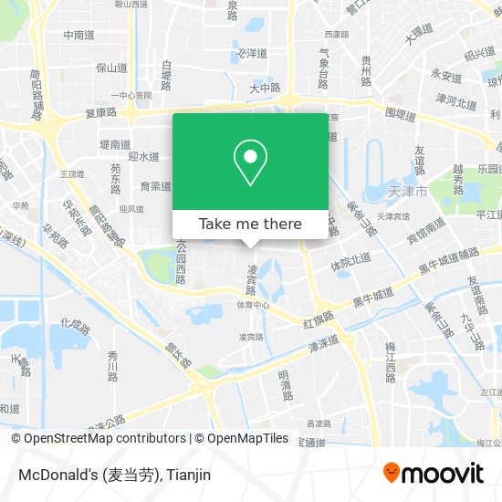 McDonald's (麦当劳) map