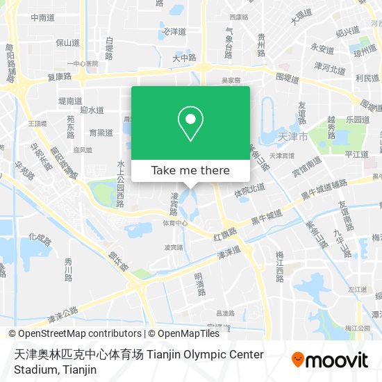 天津奥林匹克中心体育场 Tianjin Olympic Center Stadium map