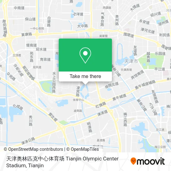 天津奥林匹克中心体育场 Tianjin Olympic Center Stadium map