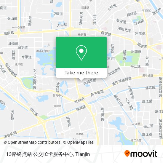 13路终点站 公交IC卡服务中心 map