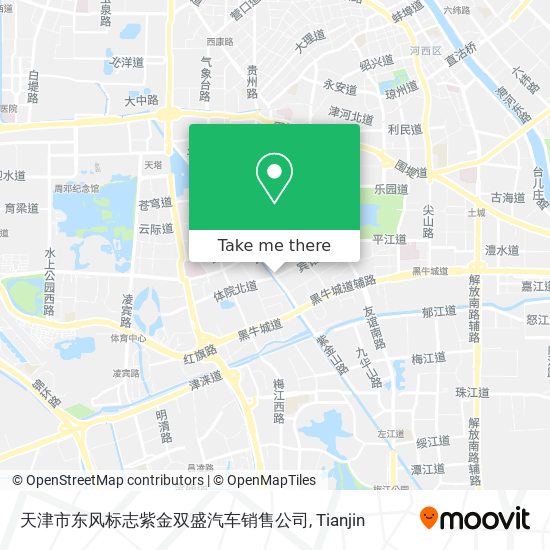 天津市东风标志紫金双盛汽车销售公司 map