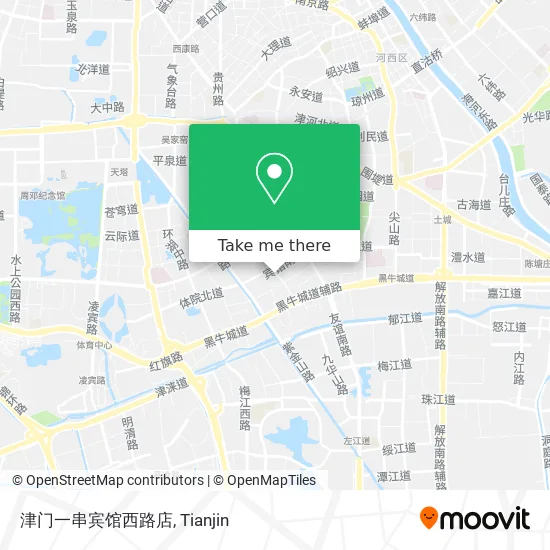 津门一串宾馆西路店 map