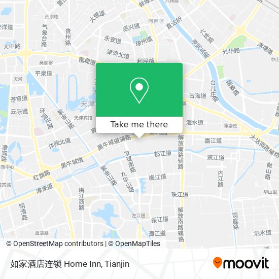 如家酒店连锁 Home Inn map