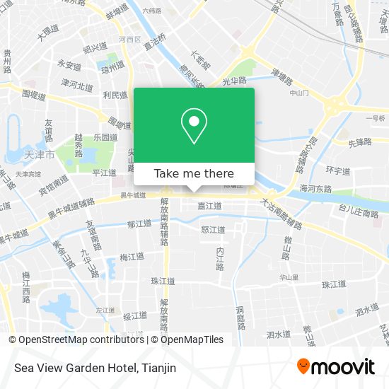 Sea View Garden Hotel map