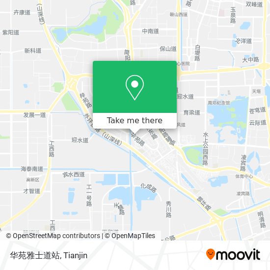 华苑雅士道站 map