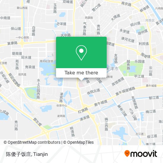 陈傻子饭庄 map