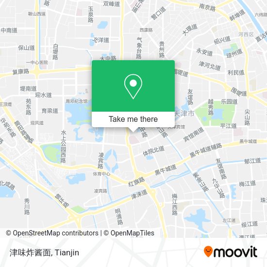 津味炸酱面 map