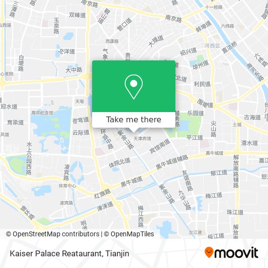 Kaiser Palace Reataurant map