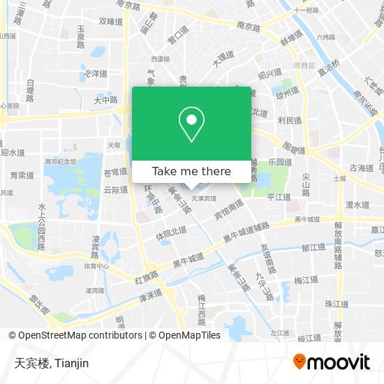 天宾楼 map
