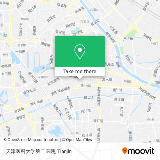 天津医科大学第二医院 map