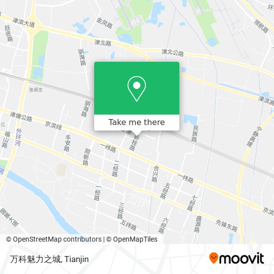 万科魅力之城 map