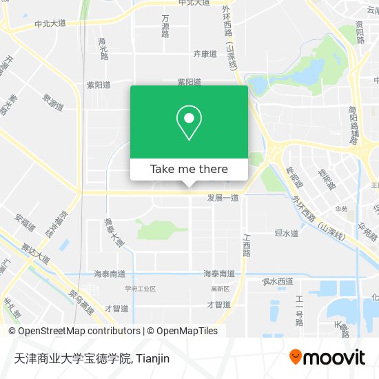 天津商业大学宝德学院 map