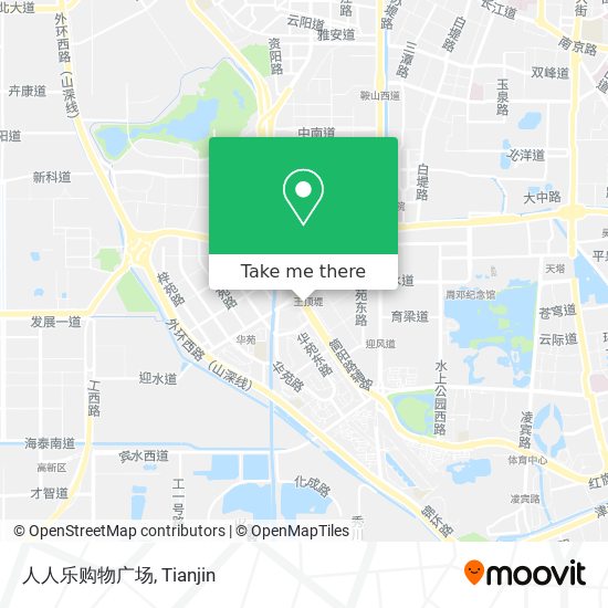 人人乐购物广场 map