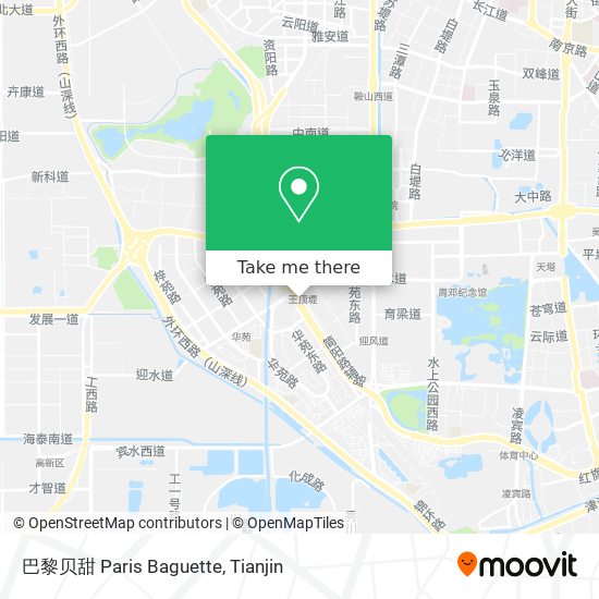 巴黎贝甜 Paris Baguette map