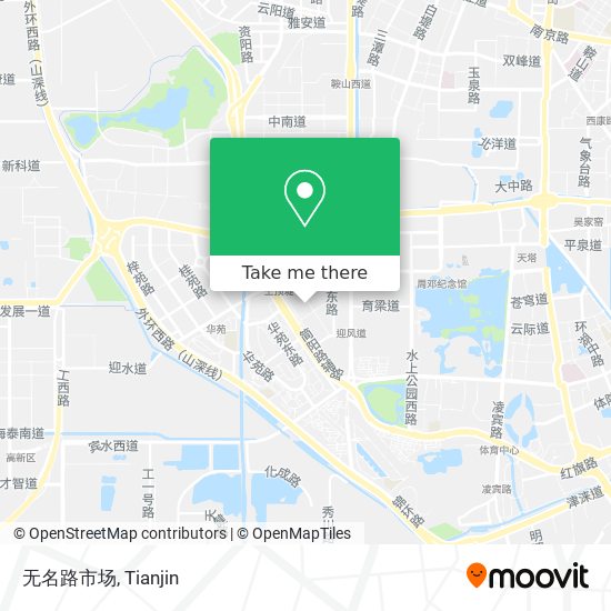 无名路市场 map