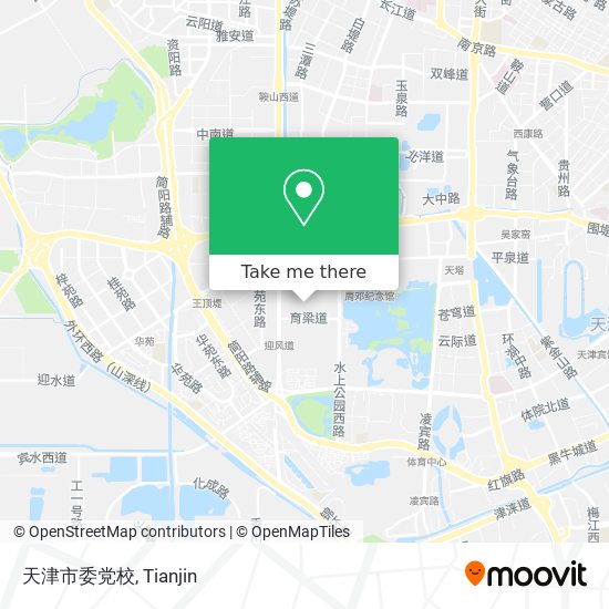 天津市委党校 map