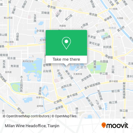Milan Wine Headoffice map