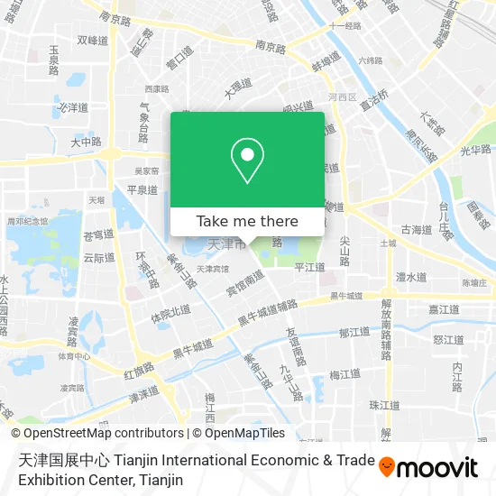 天津国展中心 Tianjin International Economic & Trade Exhibition Center map