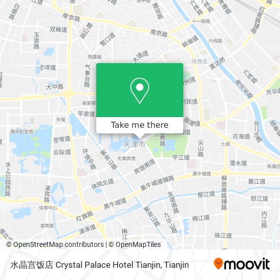 水晶宫饭店 Crystal Palace Hotel Tianjin map