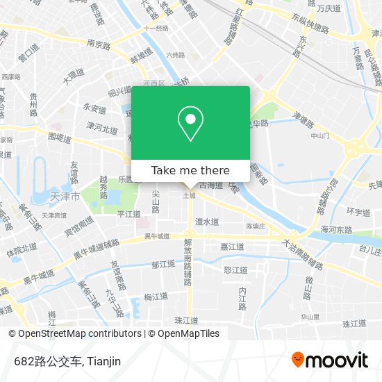 682路公交车 map