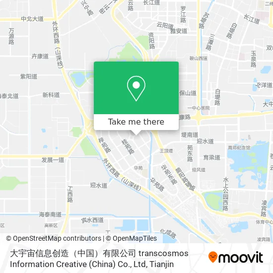 大宇宙信息创造（中国）有限公司 transcosmos Information Creative (China) Co., Ltd map