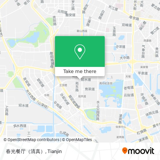 春光餐厅（清真） map