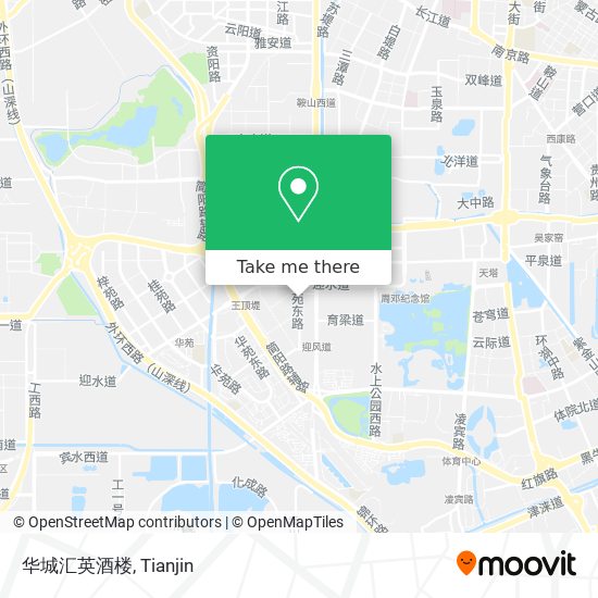 华城汇英酒楼 map