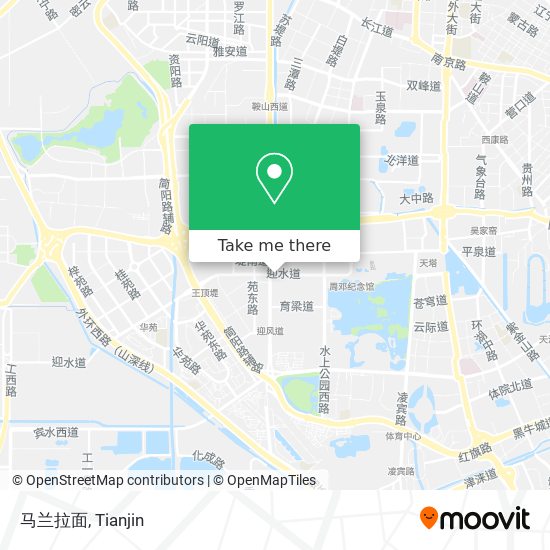 马兰拉面 map
