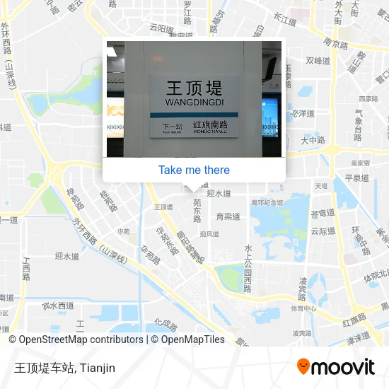 王顶堤车站 map