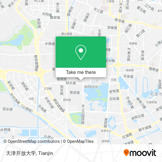 天津开放大学 map