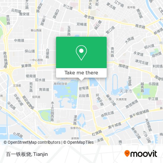 百一铁板烧 map