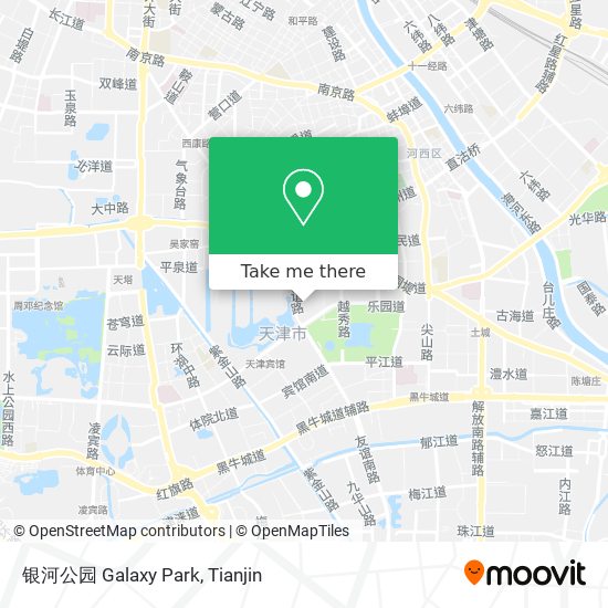 银河公园 Galaxy Park map