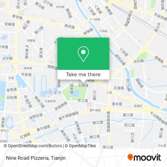 Nine Road Pizzeria map