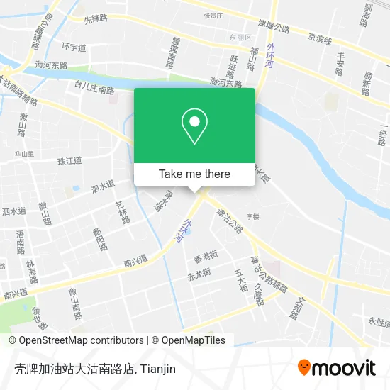 壳牌加油站大沽南路店 map