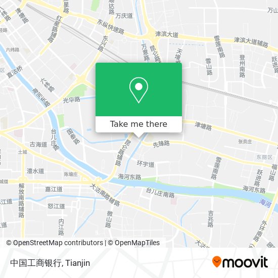 中国工商银行 map